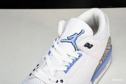 “UNC” RETRO JORDAN CT8532-104 3 AIR WHITE 0830